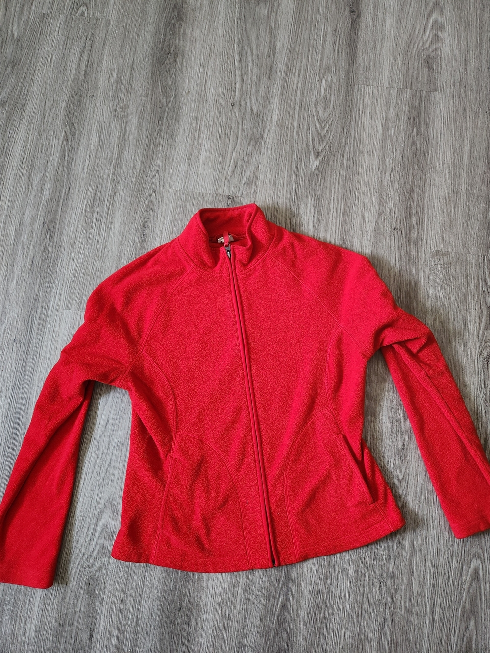 Women's Merona Red Full-Zip Fleece Jacket - Medium